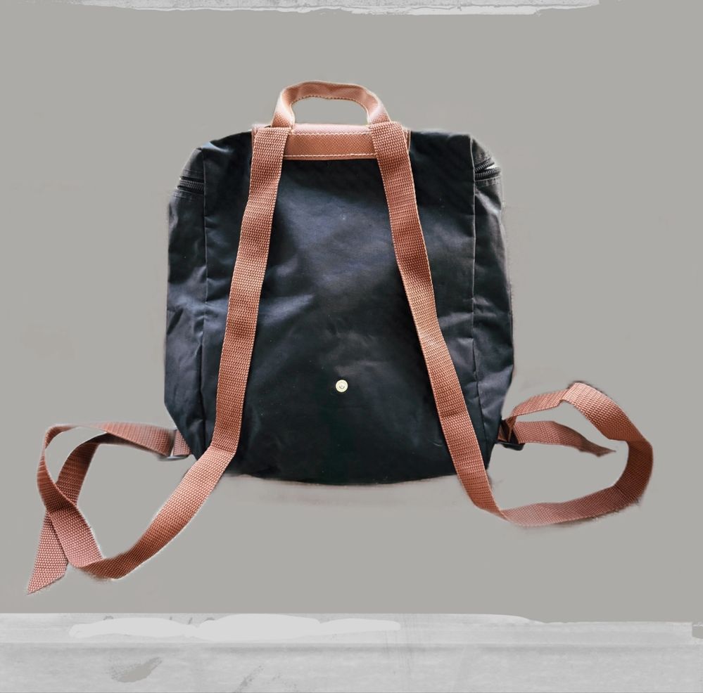STADA / Trendy Black & Brown Backpack - практична, лека и модерна