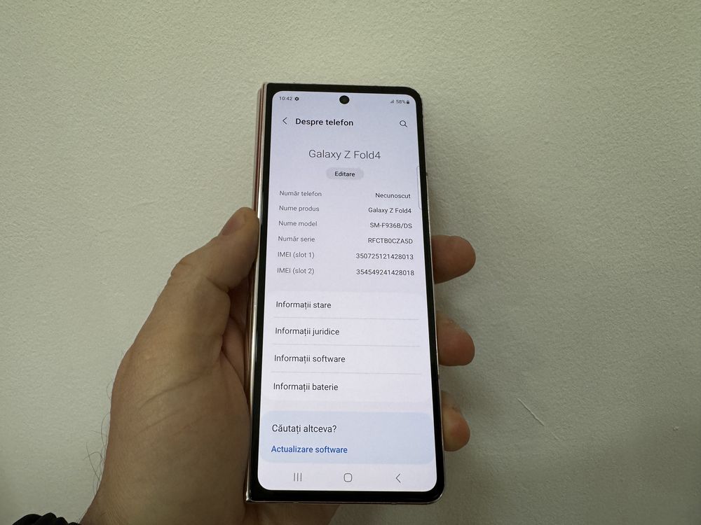 Samsung Galaxy Z Fold 4, 5G, 512 gb, 12 gb ram, Beige