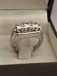 Inel Trilogy aur alb cu diamante 1.05ct