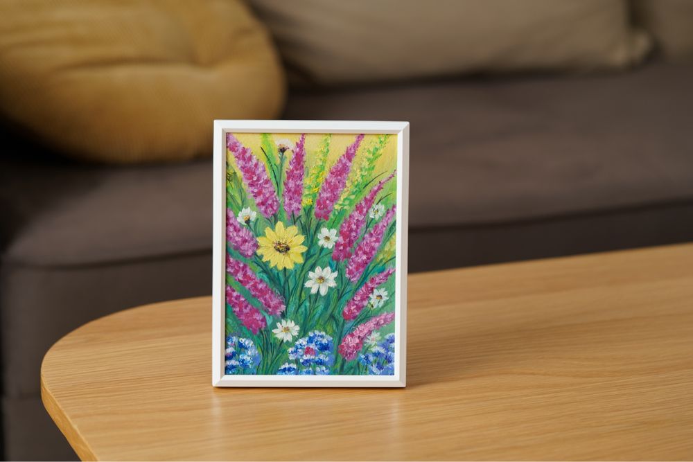 Картина с акрил 13х18