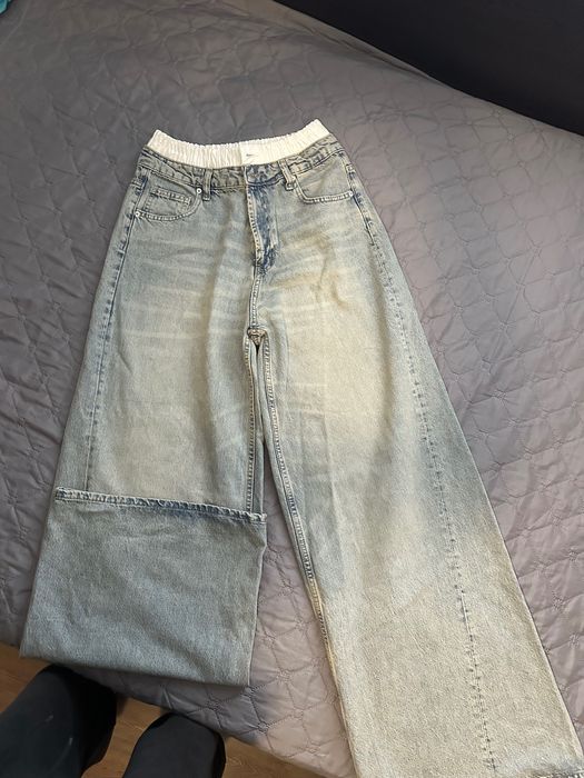 Дамски дънки KARMA - wide leg