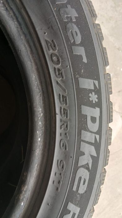 Шины 205/55/16    б/у зимние