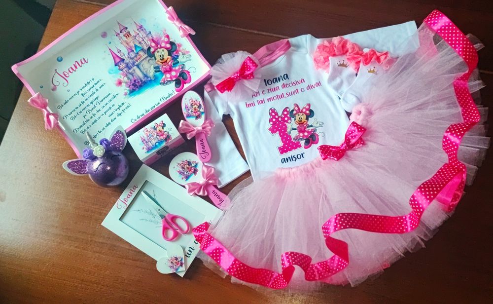 Set Aniversar 1An Tricouri Personalizate Mamă Fiică Tată Fiu 1 anișor