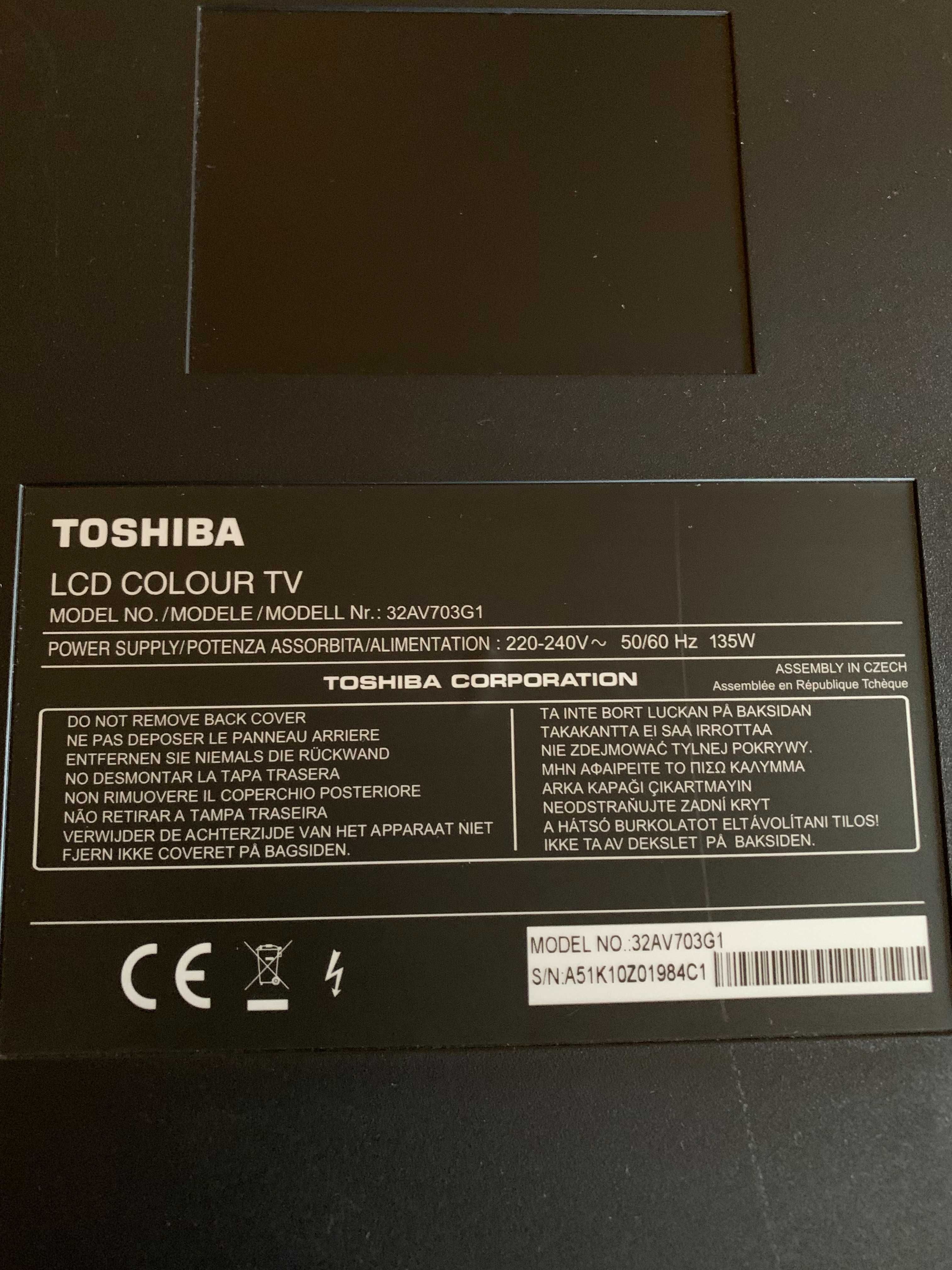 Televizor Toshiba LCD 80 cm.