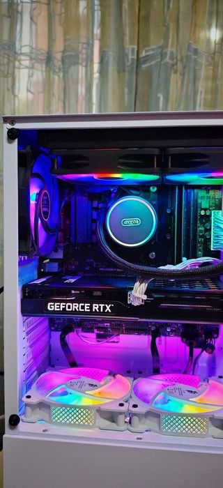 Геймърско PC Ryzen 7 5700X3D /32Gb/1TB nVme/RTX 3060 12Gb /Гаранция