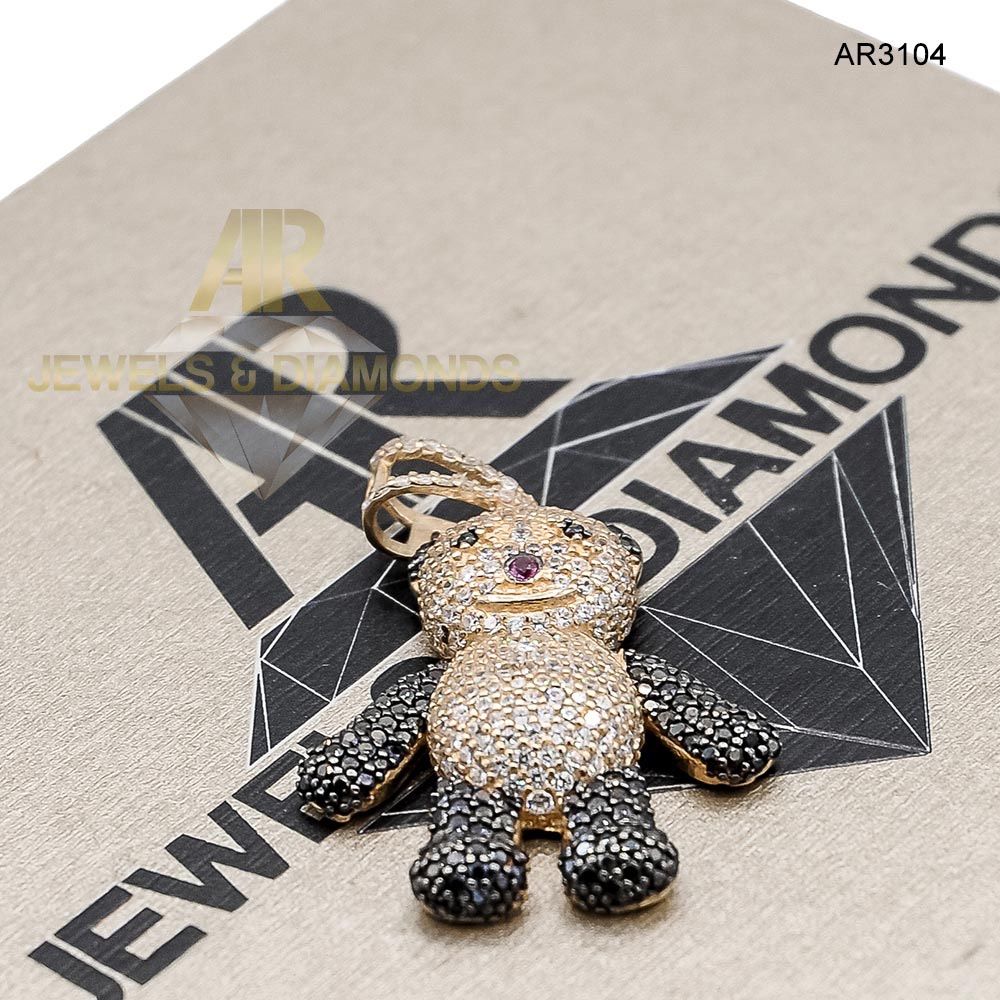 Pandant Aur 14K Ursulet model nou deodebit ARJEWELS(AR3104)