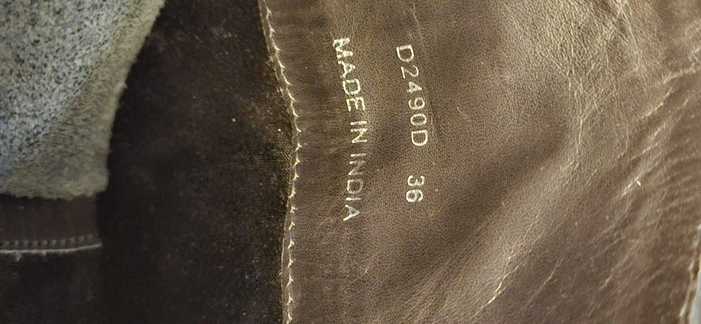 Vând Cizme Dama Geox Originale, Piele Neagră, Nr 36, Înălțime 28 cm