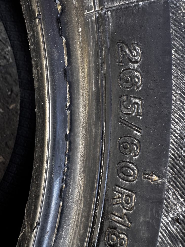 4 бр. Bridgestone Dueler 265/60r18 6-7mm DOT 4620