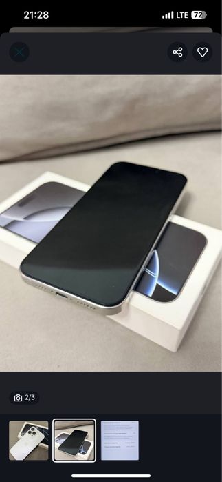 Iphone 16 pro max ideal 256gb