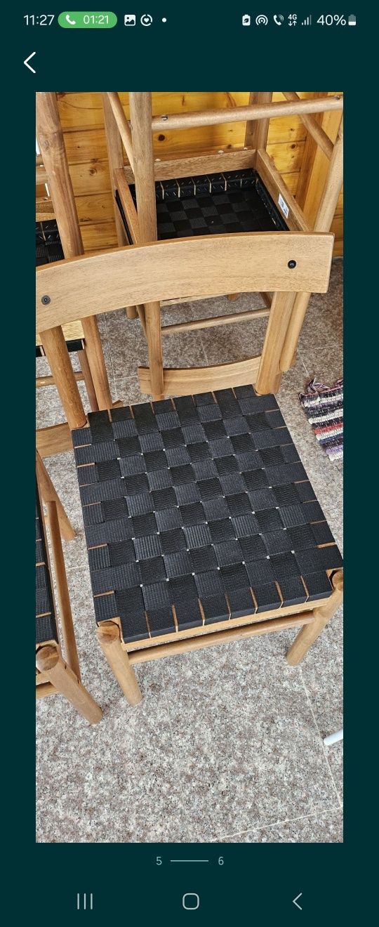 Scaune terasa Ikea lemn acacia ca noi FIX 700LEI