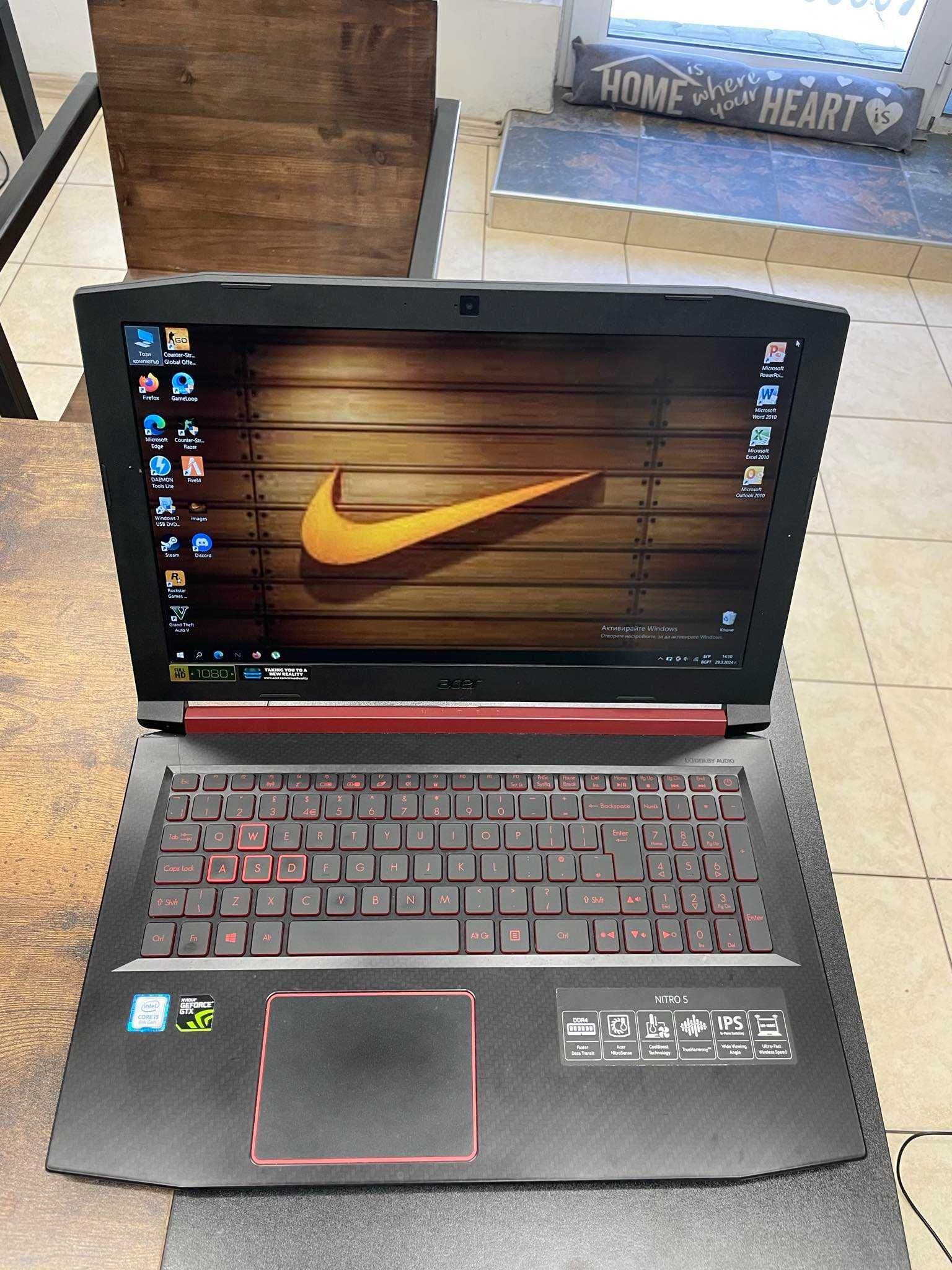 Лаптоп Acer Nitro 5 AN515-52