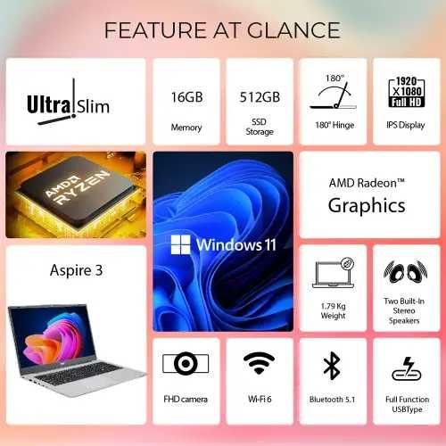 Продаётся новый ноутбук Acer Aspire3 A325-42(R5-7430U/16Gb/512Gb/15,6)