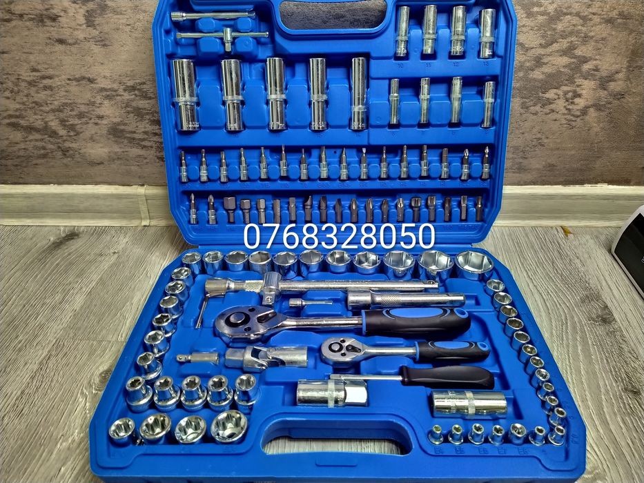 Trusa de scule, 108 piese, material crom vanadium, geanta transport