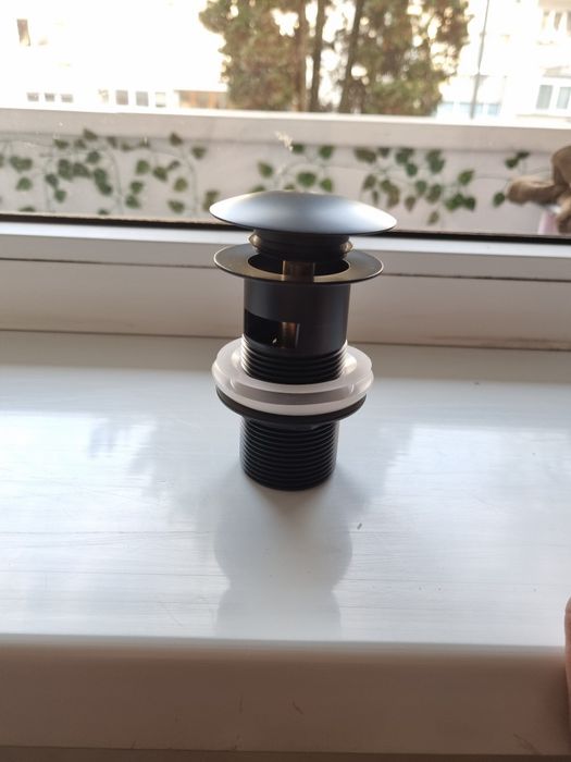 Ventil push up gold brushed,alb,negru mat