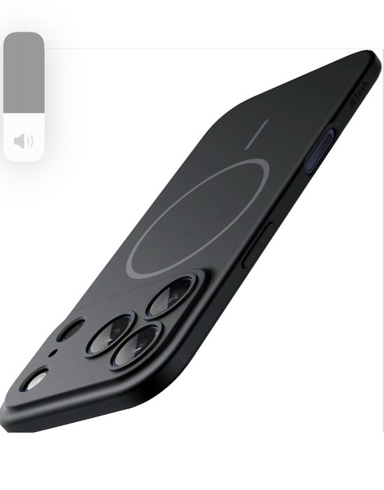 Iphone 17 17 AIR 17 PRO 17 PRO MAX Husa Magsafe TPU 0.2MM Neagra