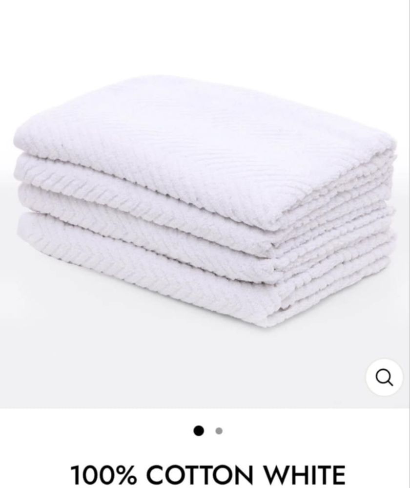 Se 2 prosoape de baie 80/140 cm , din bumbac