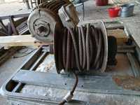 Rolă cu cablu de oțel diametru 15