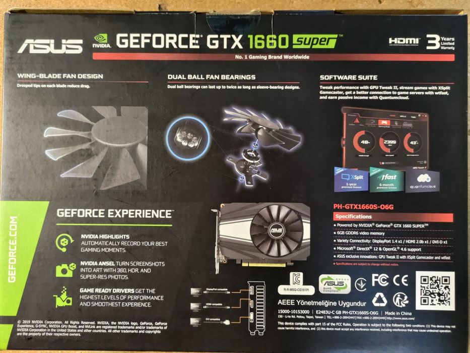 Asus gtx 1660 super