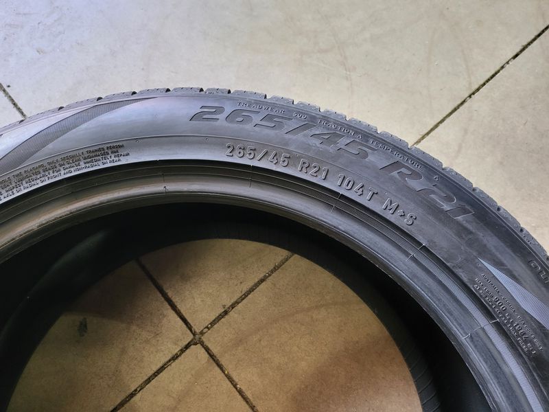 265/45/21 PIRELLI 4бр