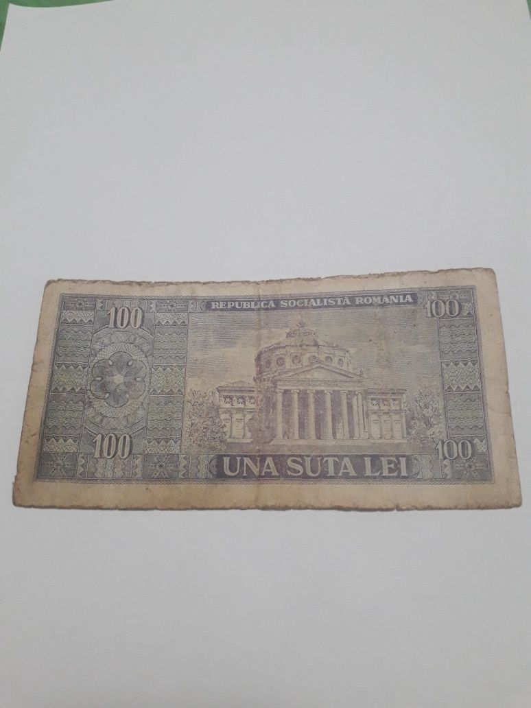 Bancnota 100 lei vechi Nicolae Balcescu