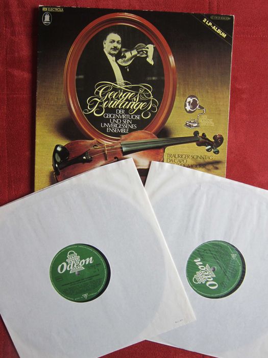 cadou rar vinil Georges Boulanger 2LP - Virtuozul Viorii cafe-concert