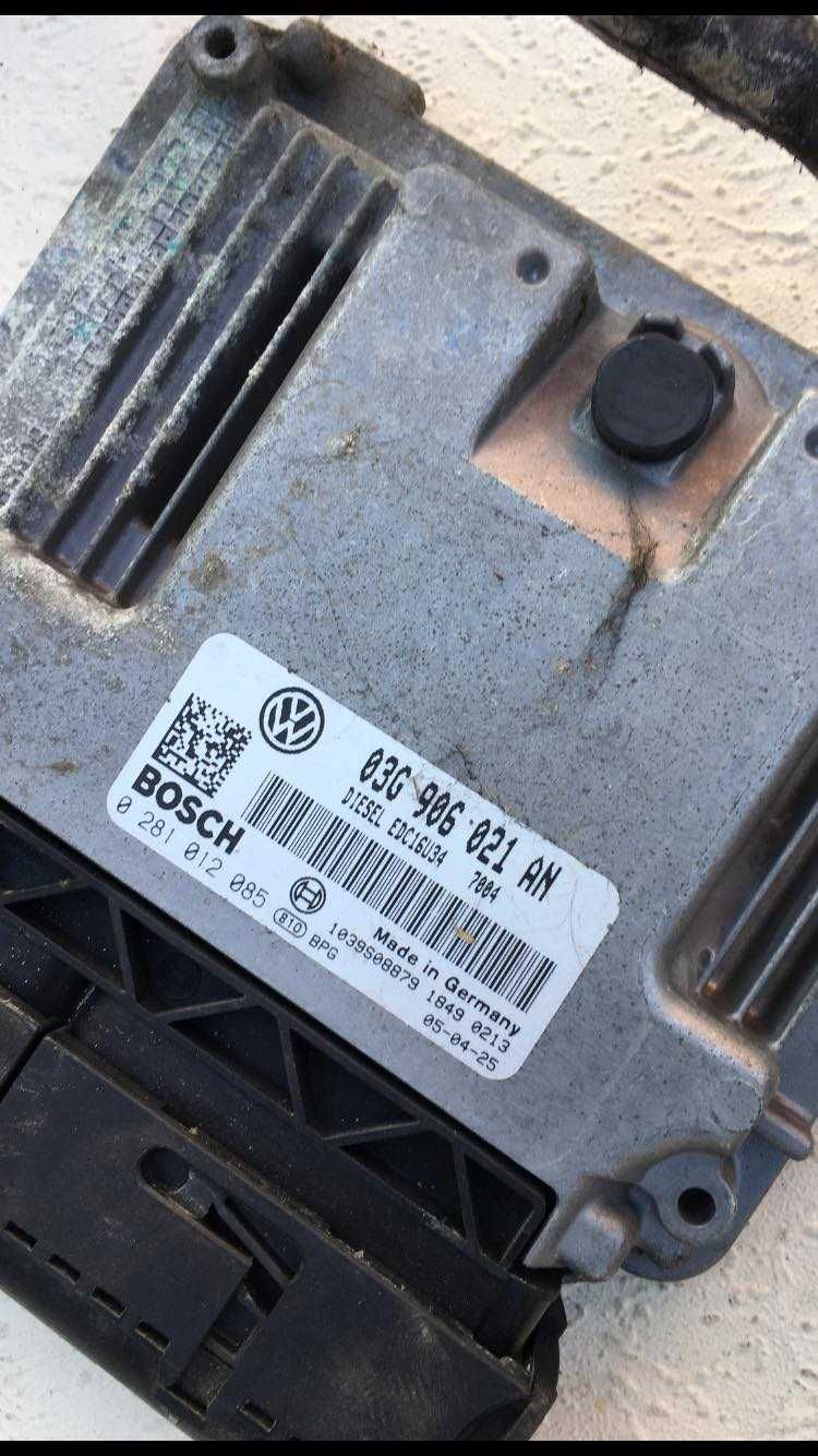 Kit pornire passat b6 1.9 bkc an 2006 ecu ceasuri contact