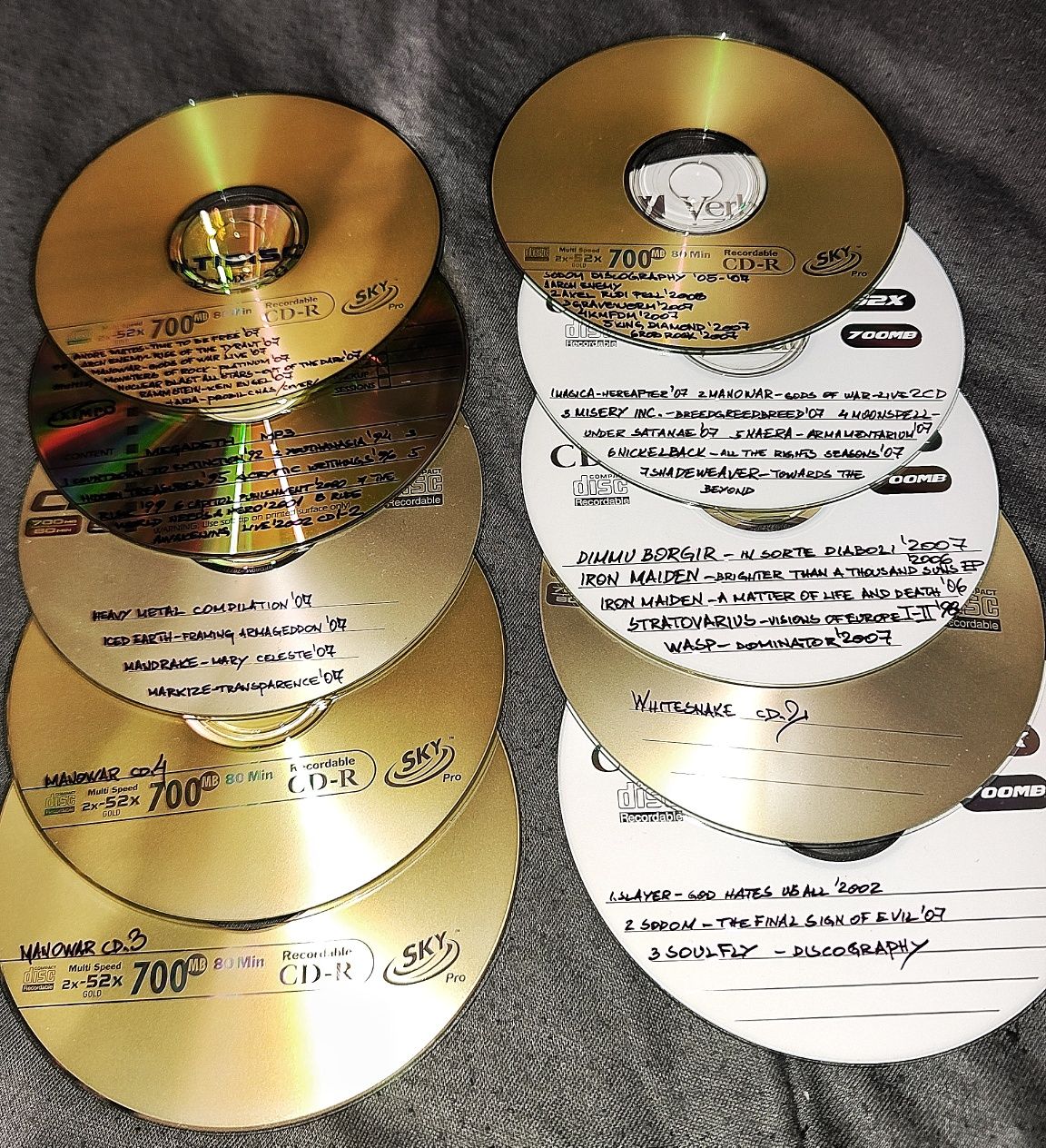 CD-R дискове с метъл