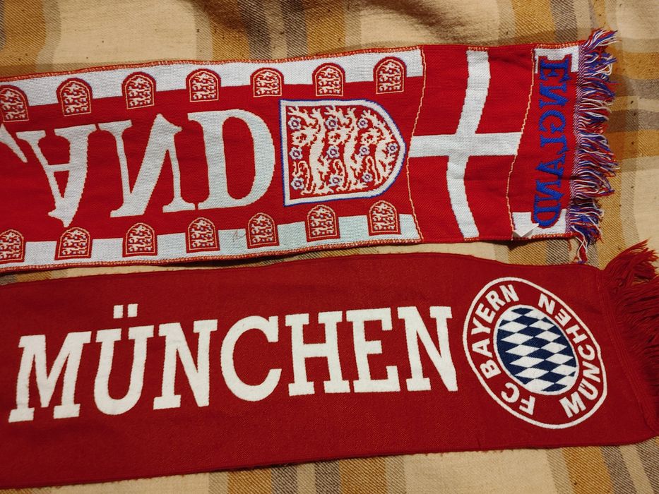 Оригинални футболни шалове -England и Bayern