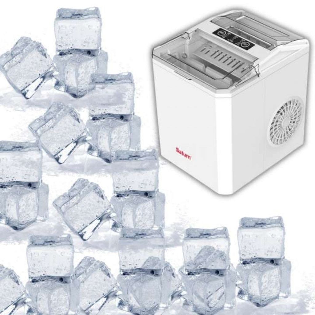 Ледогенератор, 110W, 12кг./24ч., 1л., Бял