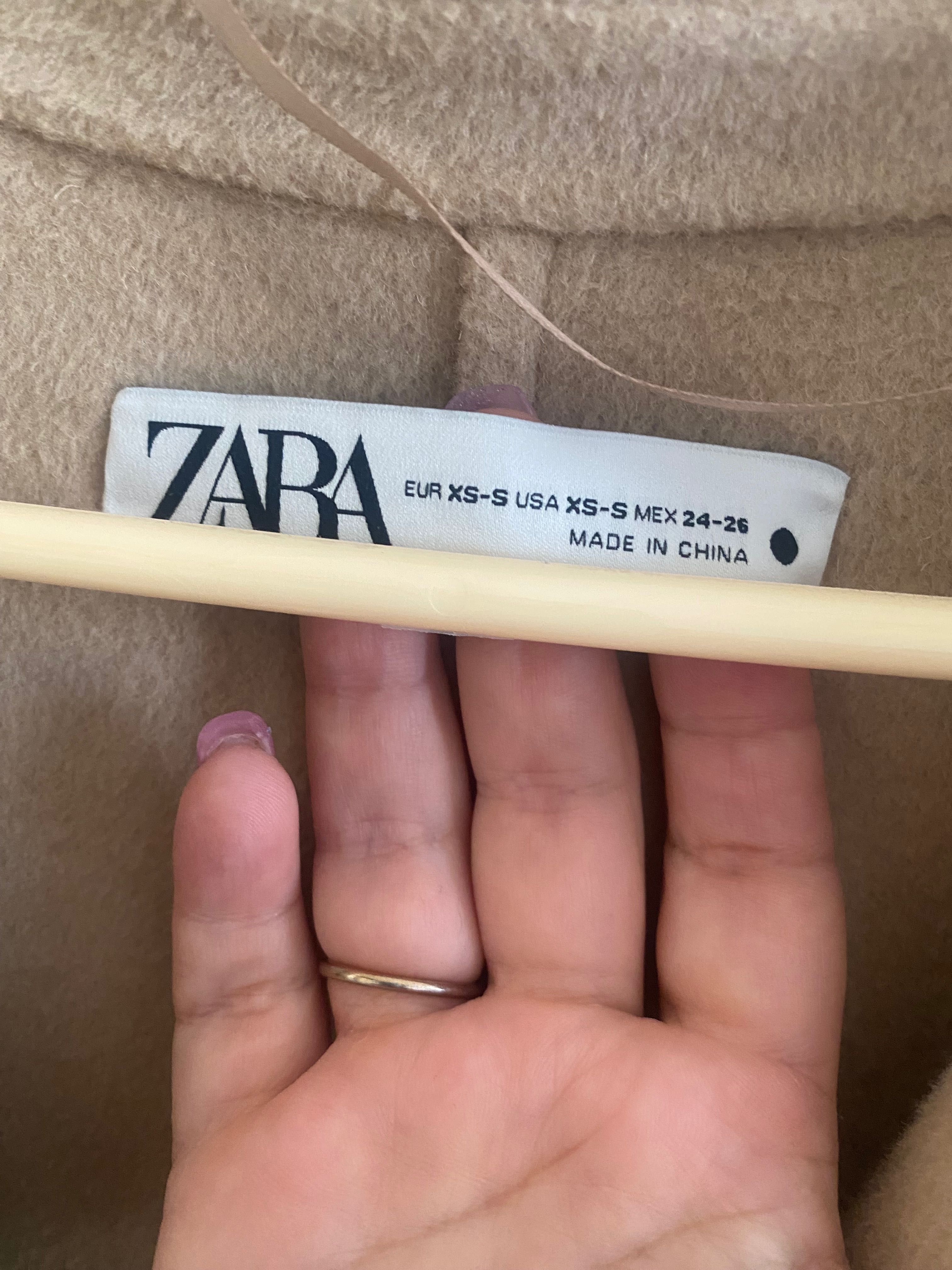 дамско вълнено палто Zara Xc-m