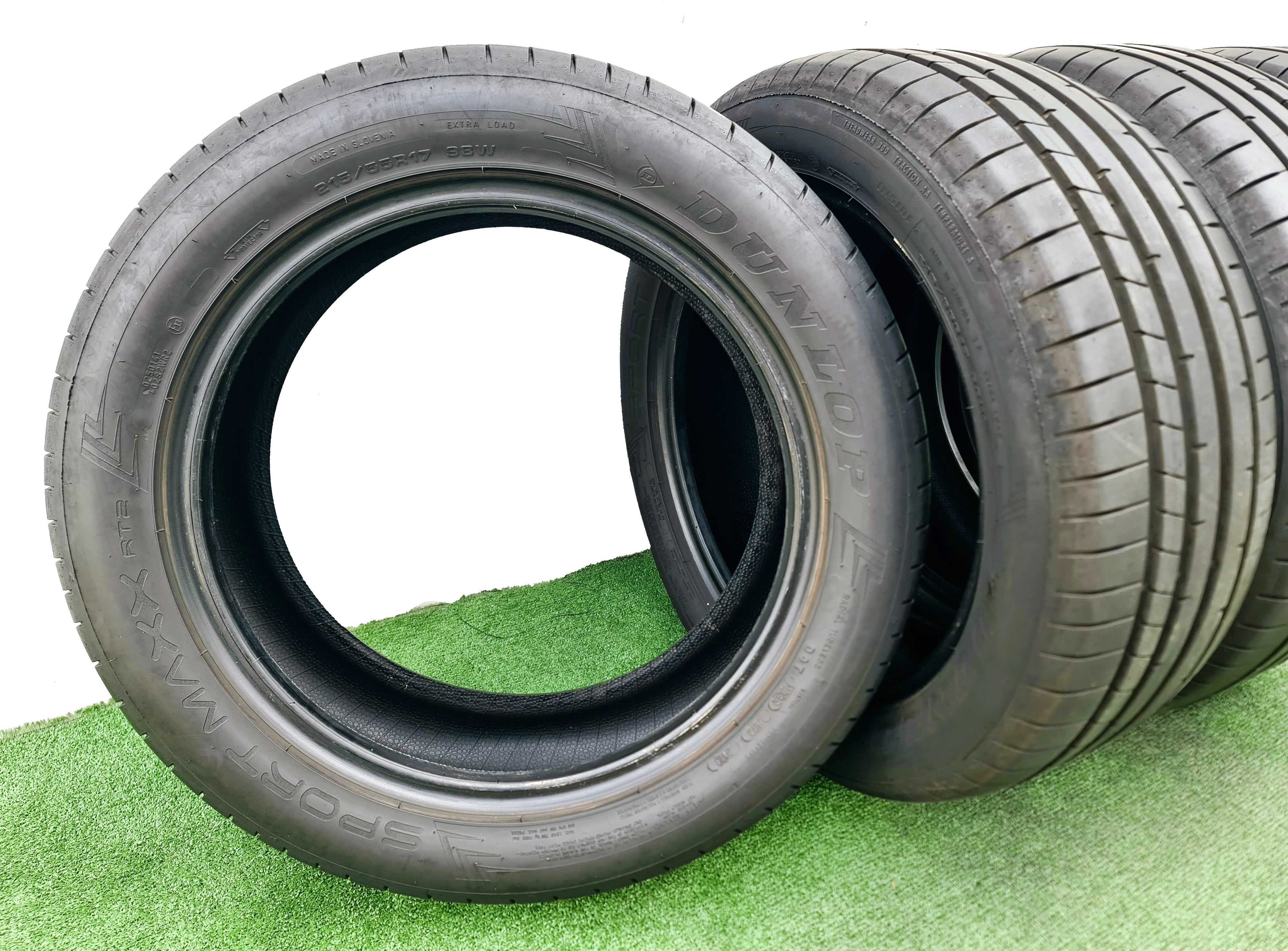 4бр. 215/55/17 DUNLOP Sport Maxx RT2 - летни