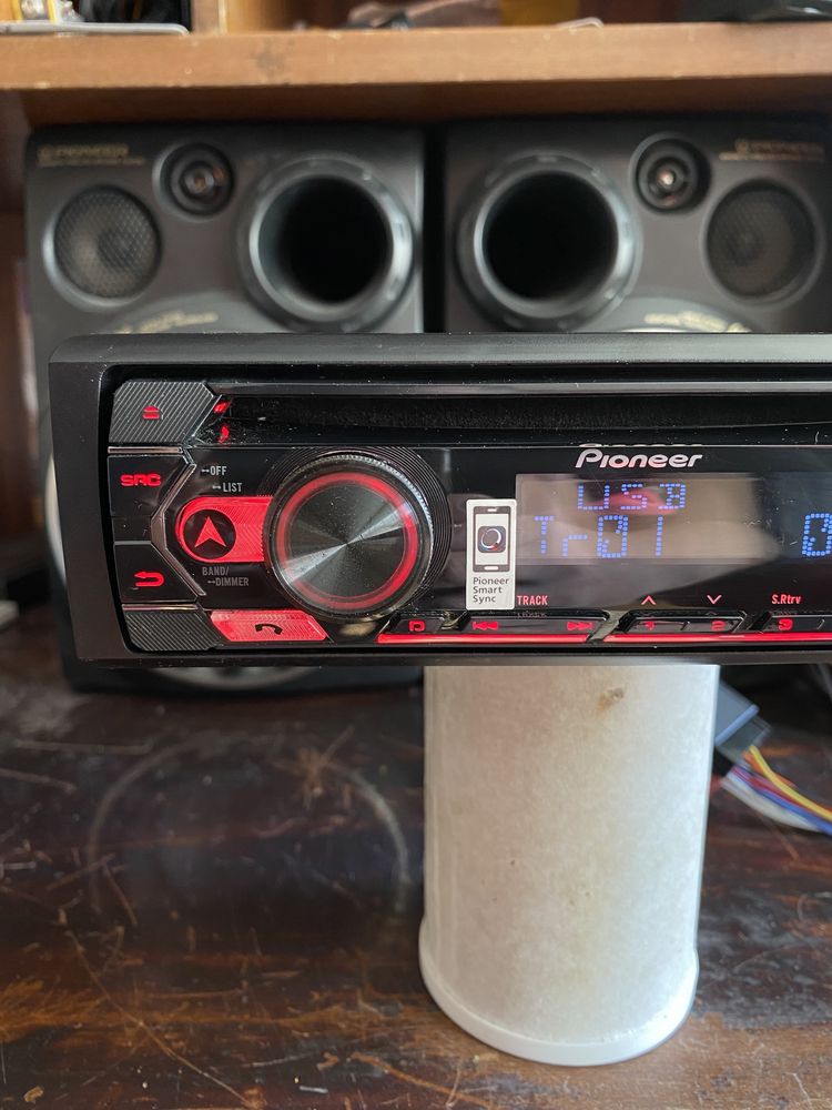 Pioneer deh-s320bt -НОВ МОДЕЛ -BLUETOOTH, USB, Aux, радио плеър cd сд