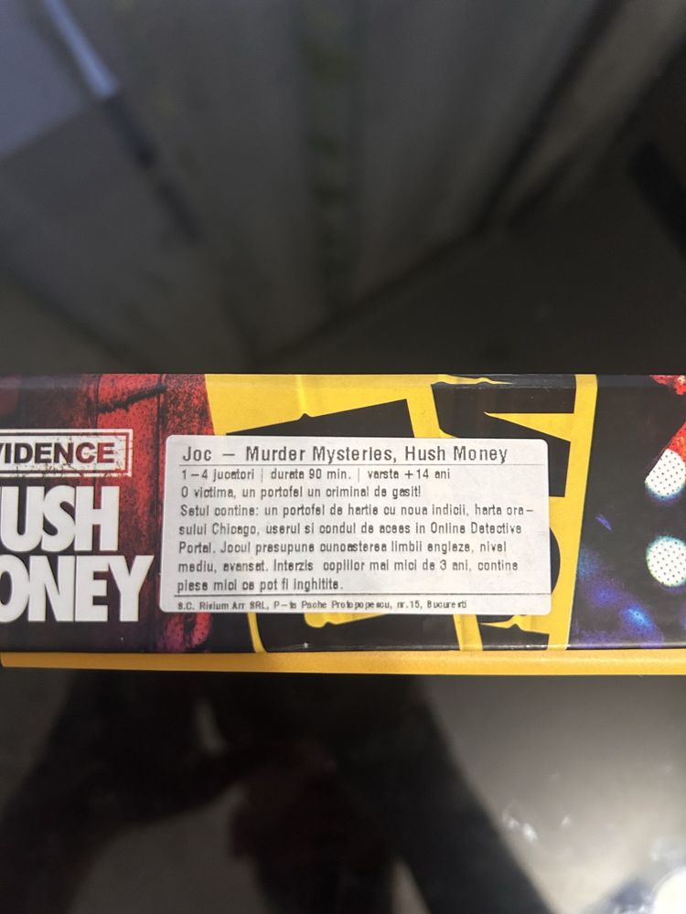 Hush Money - Joc de societate