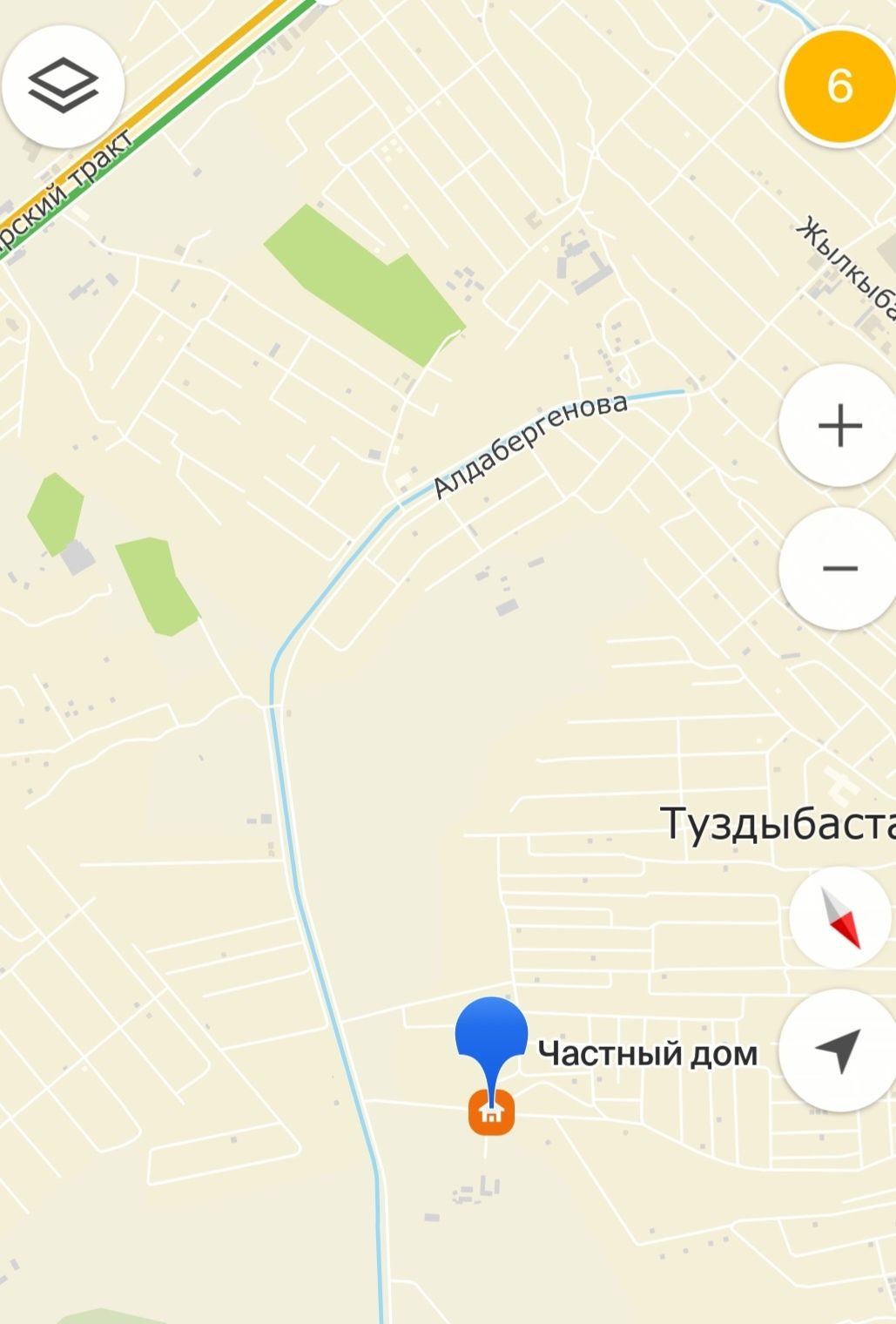 Углавой участок вдоль трассы