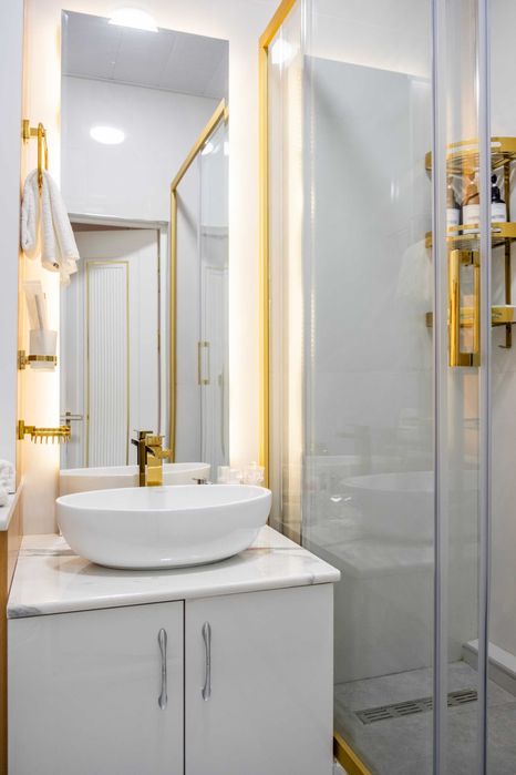 Современная студия с панорамой на Tashkent City