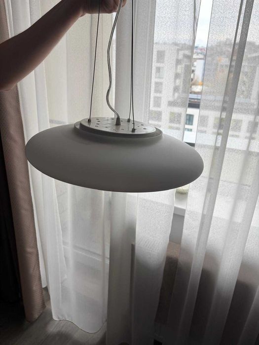 Lustre Ideal Lux — model Smarties Bianco SP3 D40 — set 3 bucăți