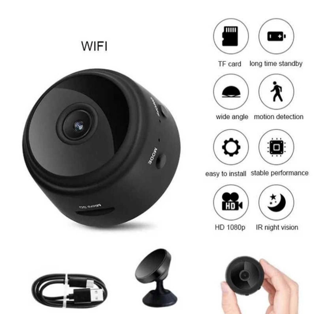 Мини камера А9, Wi-Fi, HD, нощ