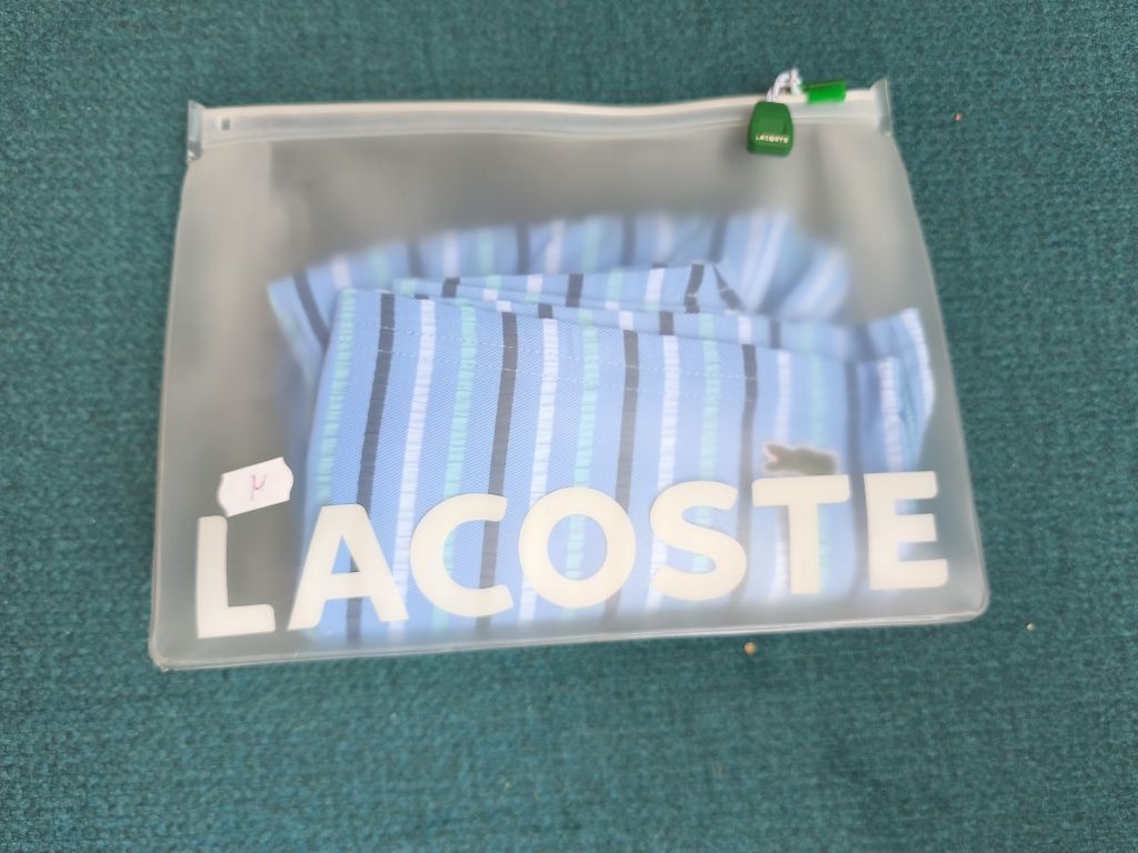 Lacoste 90-те Винтидж шорти за плуване Раирани 7 Спортно облекло Hype