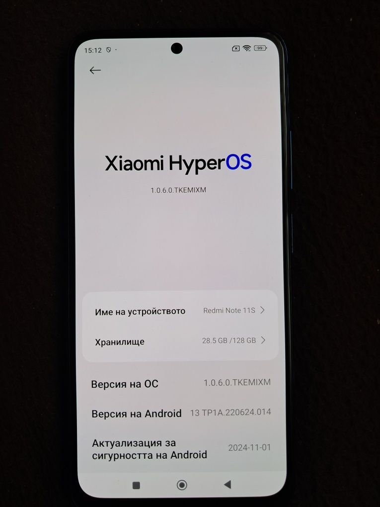 Xiaomi redmi note 11s  8/128