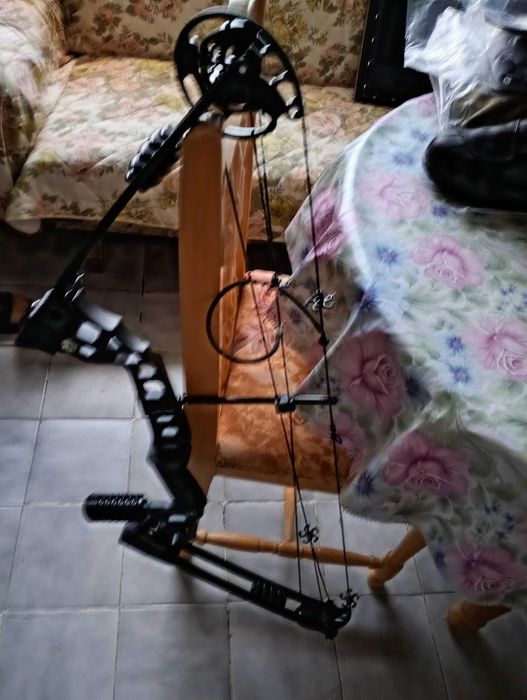 Спортен лък чисто нов със стрели в комплекта