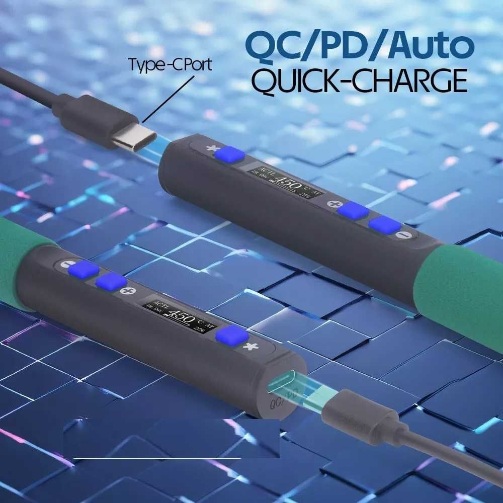 Letcon portabil profesional cu varfuri C235 JBC si port USB C