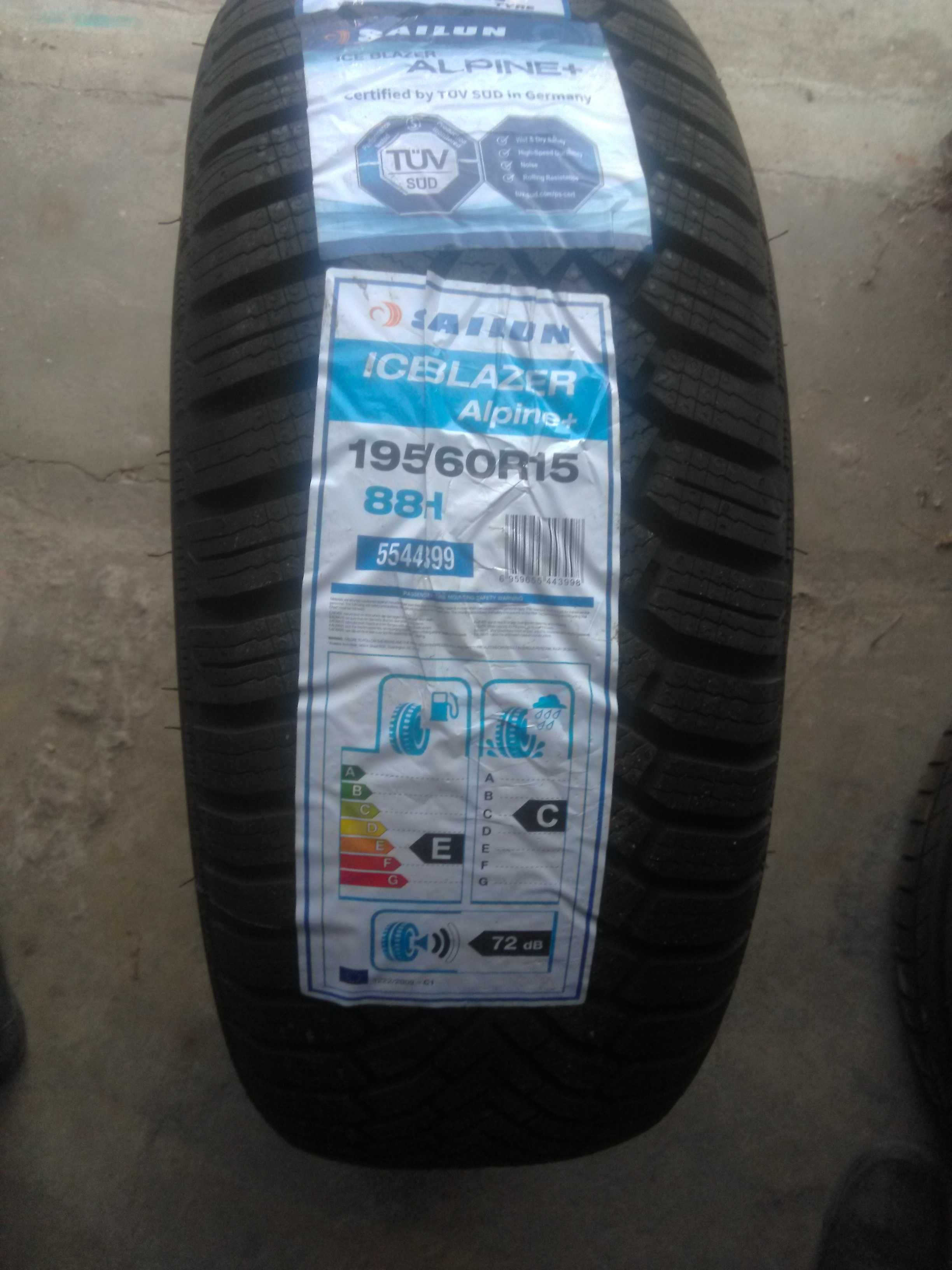 Продавам нови зимни гуми 195/60R15 Sailun alpine -95 лв/бр.