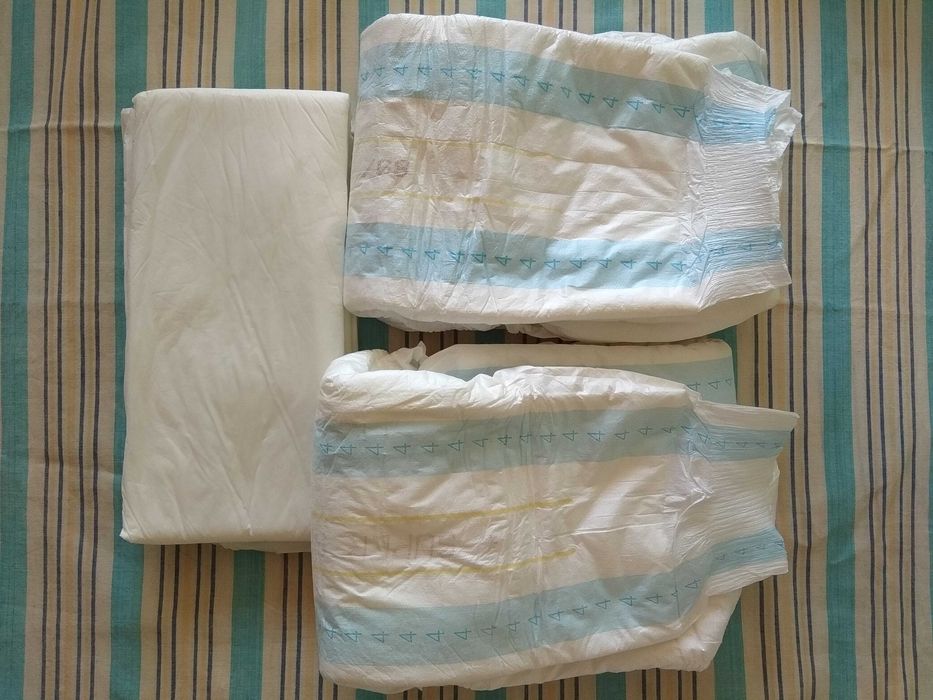 Памперсы Seni размер 4 для взрослых, пелёнка размер 90 на 60, новые