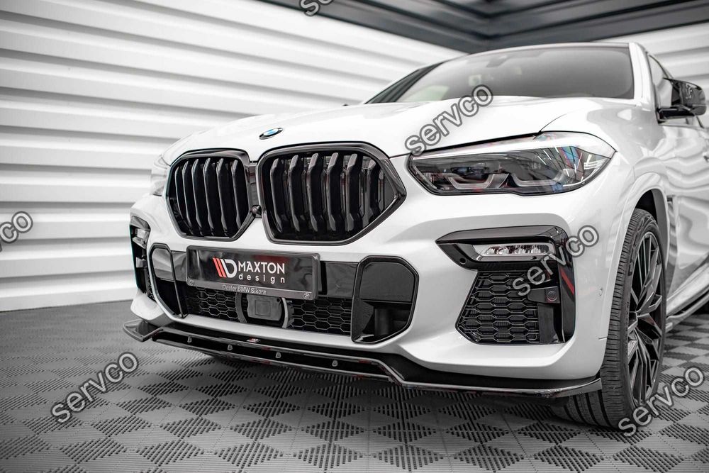 Prelungire splitter bara fata Bmw X6 M-Pack G06 2019- v2 Maxton Design