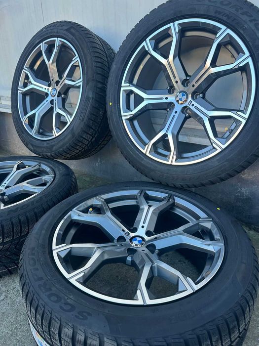 Roti noi iarna BMW X5 g05 X6 g06 R20 intr-o latime, echipare omologata