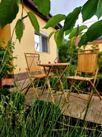 420 masa scaune bambus / terasa /grădină /balcon