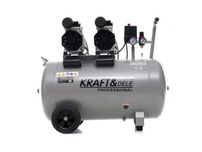 Compresor fara ulei silentios , 100L / 1500W X 2 , 582l/m , KD1398