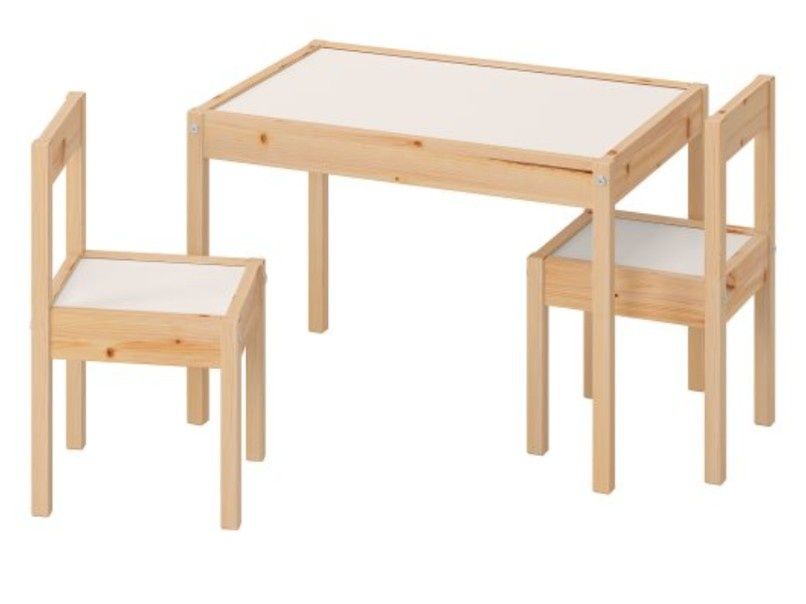 Детска маса с два стола LÄTT от IKEA