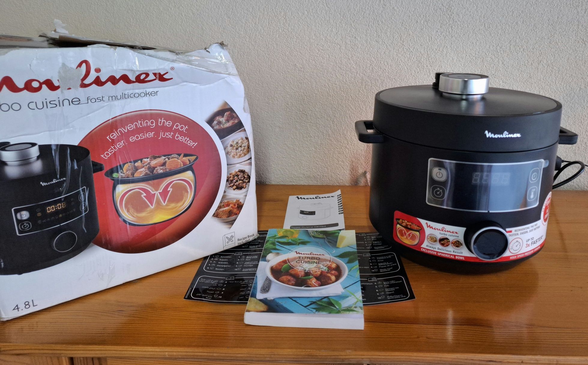 Мултикукър Moulinex Epic Turbo Cuisine CE754 Ел.тенджера ,4.8л,1100w