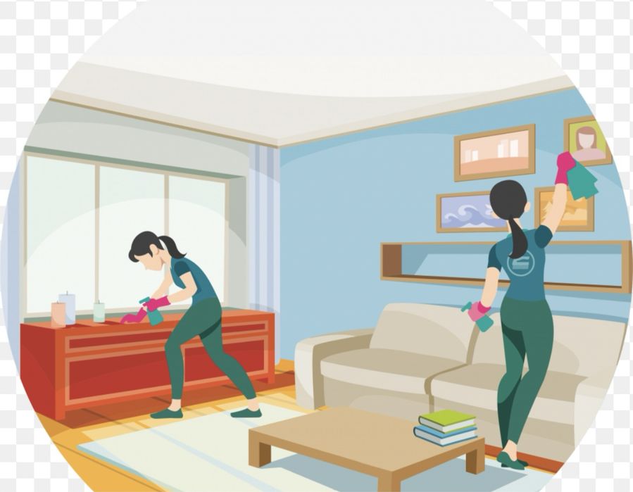 Уборка любой сложности, побелка стен, потолков.